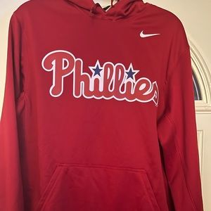Phillies red medium Nike hoodie nwt therma fit